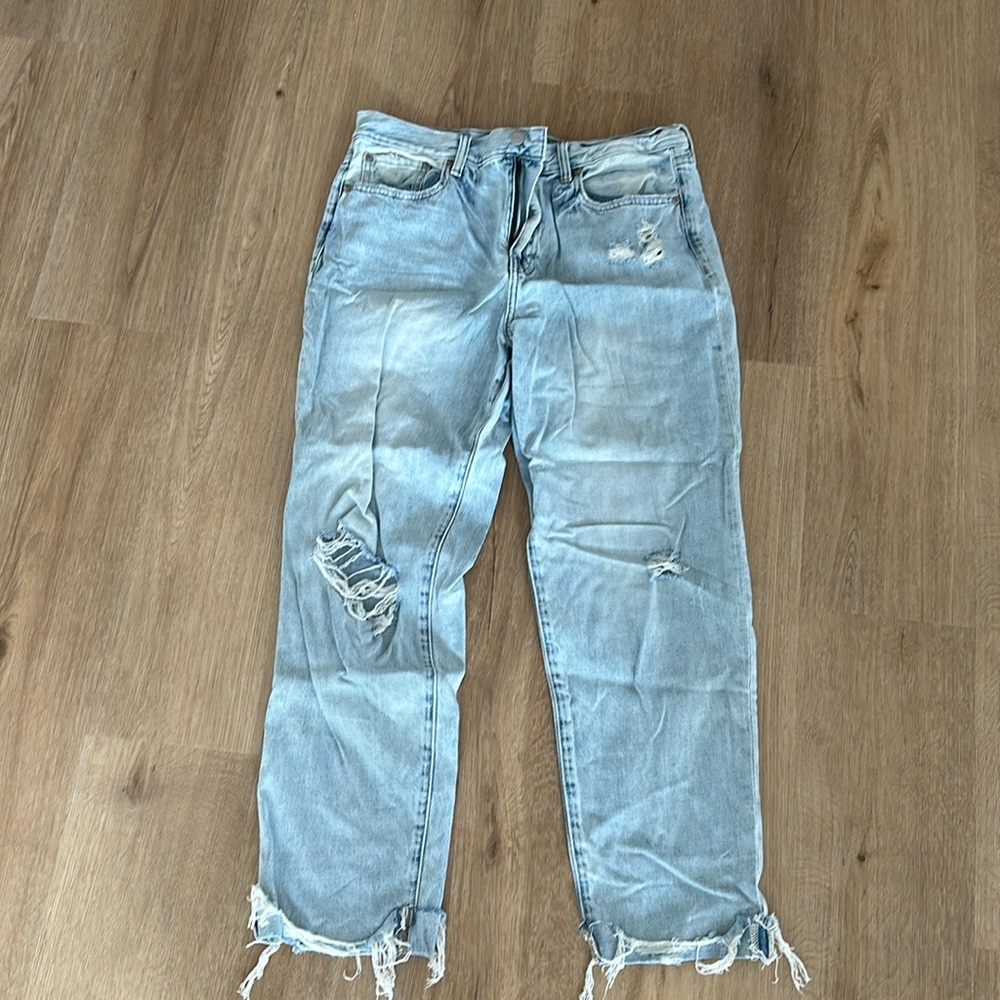 Pistola Pistola Presley Ripped High Waist Relaxed Roller Jeans size 29